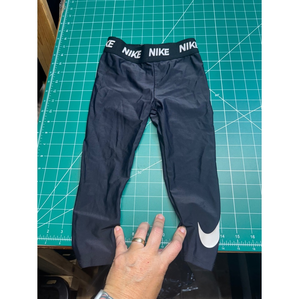 Nike Dri-FIT Toddler Girls Navy Blue Athletic Leggings 3T F330-023
